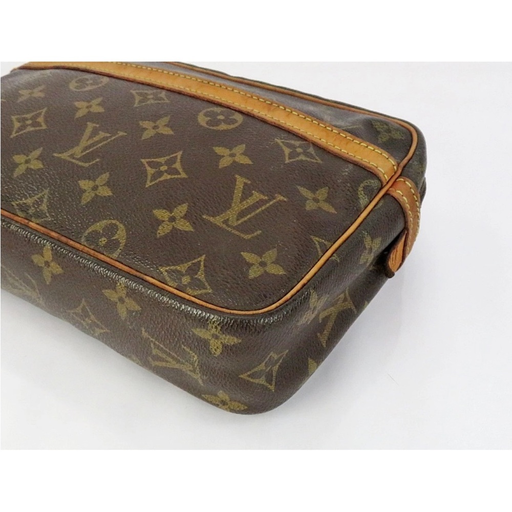 Louis Vuitton Monogram Brown and Gold Cosmetic Case - Picture 5 of 16